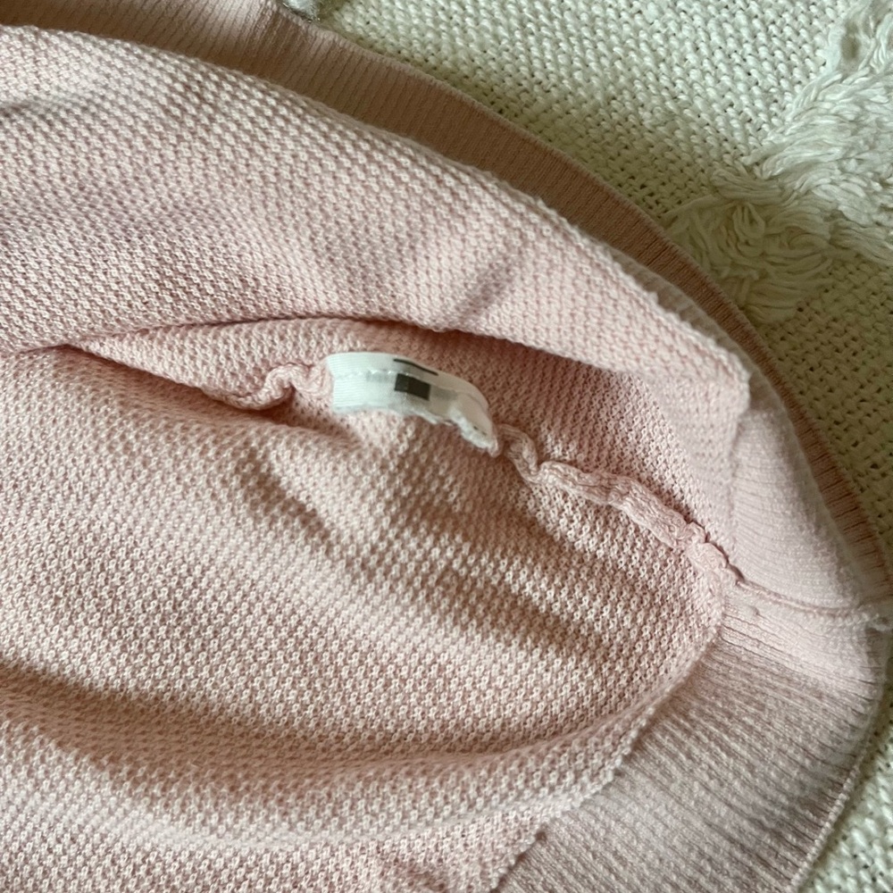 Abercrombie & Fitch Pink Knit Men's Shirt Size Medium - Picture 6 of 7